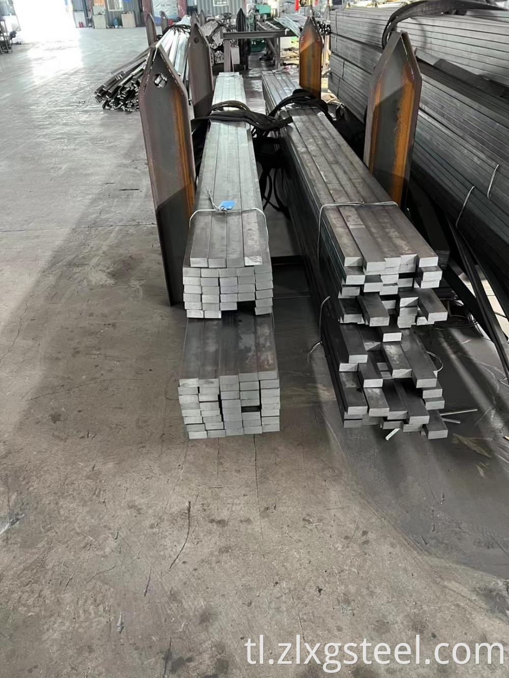 Flat steel of different shapes